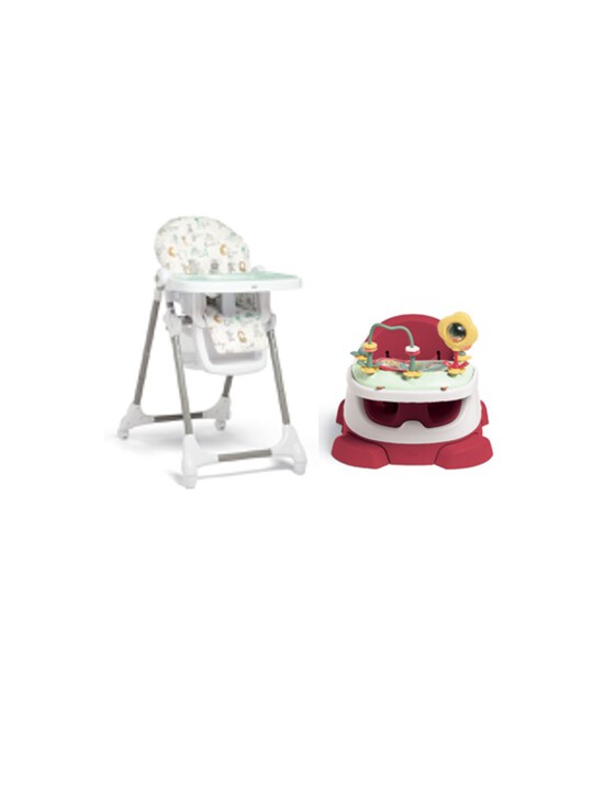 Baby Bug Cherry with Animal Alphabet Highchair image number 1